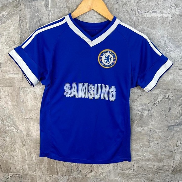 Blue and white vintage Chelsea football shirt football size small - Picture 1 of 3